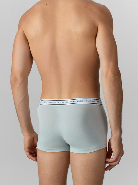 Изображение товара Комплект мужских трусов Mark Formelle 411124-3 (р.90-100, жемчужно-голубой/джинс/темно-синий)