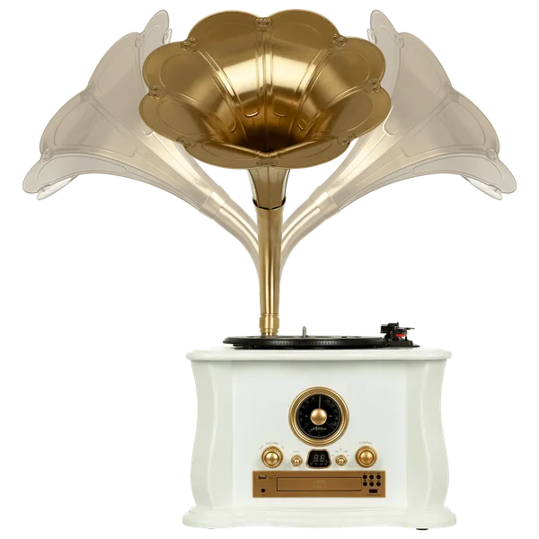 Изображение товара Проигрыватель виниловых пластинок Alive Audio Gramophone AA-HOC-08-WH