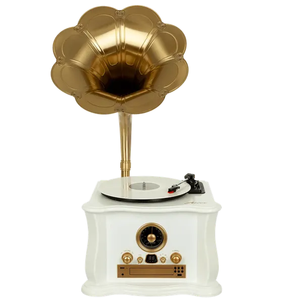 Изображение товара Проигрыватель виниловых пластинок Alive Audio Gramophone AA-HOC-08-WH