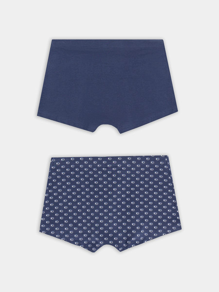 Изображение товара Комплект мужских трусов Mark Formelle 411229-2 (р.98-108, узор на джинсовом/джинсовый)