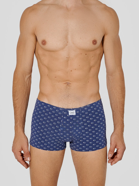 Изображение товара Комплект мужских трусов Mark Formelle 411229-2 (р.98-108, узор на джинсовом/джинсовый)