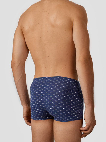 Изображение товара Комплект мужских трусов Mark Formelle 411229-2 (р.102-112, узор на джинсовом/джинсовый)