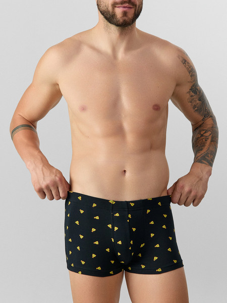 Изображение товара Комплект мужских трусов Mark Formelle 411229-2 (р.90-100, черный/мешки денег на черном)