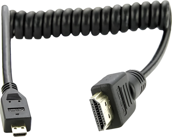 Изображение товара Кабель Rumi Спиральный microHDMI-HDMI (0.3м)