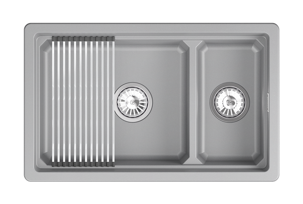 Изображение товара Мойка кухонная GRANULA KS-7304iU (алюминиум)