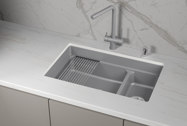 Изображение товара Мойка кухонная GRANULA KS-7304iU (алюминиум)