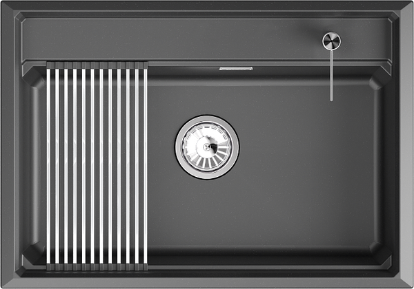 Изображение товара Мойка кухонная GRANULA KS-7301i (шварц)
