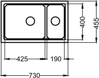 Изображение товара Мойка кухонная GRANULA KS-7304iU (шварц)
