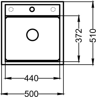 Изображение товара Мойка кухонная GRANULA KS-5002i (шварц)