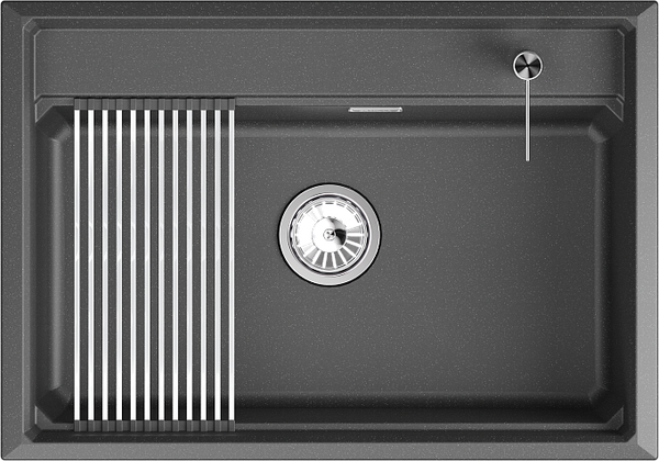 Изображение товара Мойка кухонная GRANULA KS-7301i (черный)
