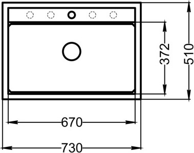 Изображение товара Мойка кухонная GRANULA KS-7301i (шварц)