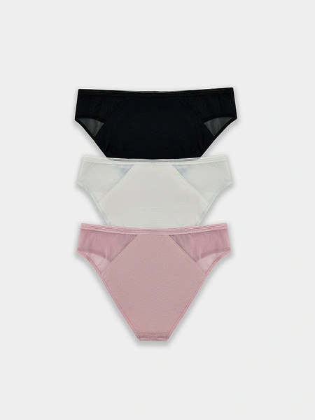 Изображение товара Комплект женских трусов Mark Formelle 412474-3 (р.106, персиковый румянец)