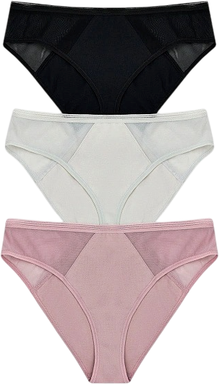 Изображение товара Комплект женских трусов Mark Formelle 412474-3 (р.106, персиковый румянец)