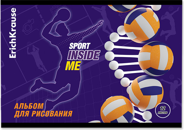 Изображение товара Альбом для рисования Erich Krause Sport DNA / 63444 (12л)