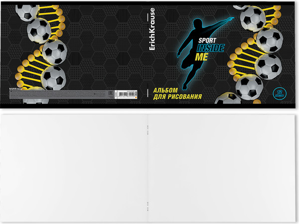 Изображение товара Альбом для рисования Erich Krause Sport DNA / 63444 (12л)