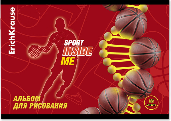 Изображение товара Альбом для рисования Erich Krause Sport DNA / 63444 (12л)