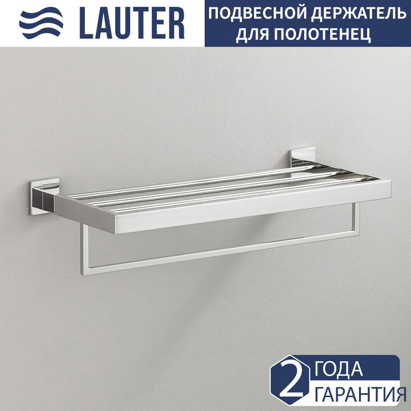 Изображение товара Набор аксессуаров для ванной и туалета Lauter 21SH71061 + 21SH71091 + 21SH71071 + 21SH71151 (Chrome, 4 предмета)