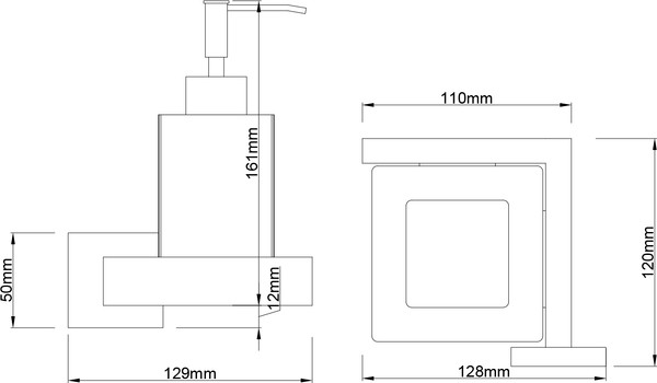 Изображение товара Набор аксессуаров для ванной и туалета Lauter 21SH71062 + 21SH71092 + 21SH71072 + 21SH71092 + 21SH71012 (Matt Black, 5 предметов)