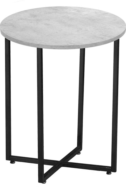 Изображение товара Журнальный столик Древпром ДП1-03-04 М189 ф480 (бетон метрополитан)