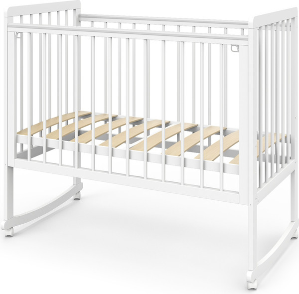 Изображение товара Детская кроватка Атон Baby Master Ariel 01 колесо-качалка дерево (белая аляска)