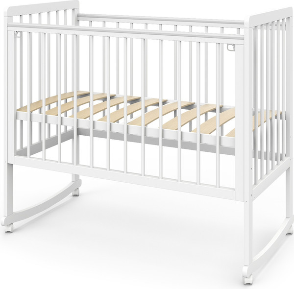 Изображение товара Детская кроватка Атон Baby Master Ariel 01 колесо-качалка дерево (белая аляска)