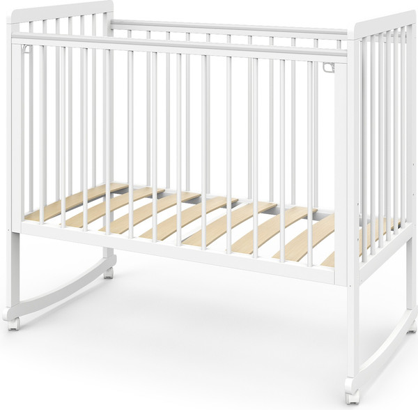 Изображение товара Детская кроватка Атон Baby Master Ariel 01 колесо-качалка дерево (белая аляска)