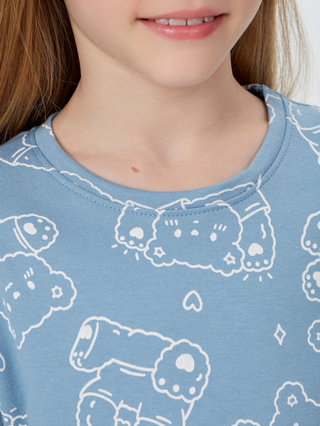 Изображение товара Пижама детская Mark Formelle 567743 (р.104-56, мишки на сине-голубом)