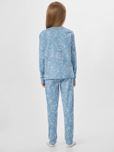 Изображение товара Пижама детская Mark Formelle 567743 (р.146-72, мишки на сине-голубом)