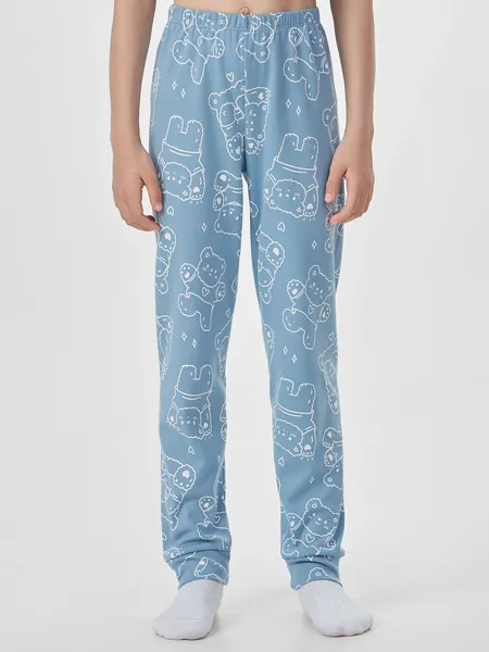 Изображение товара Пижама детская Mark Formelle 567743 (р.158-80, мишки на сине-голубом)