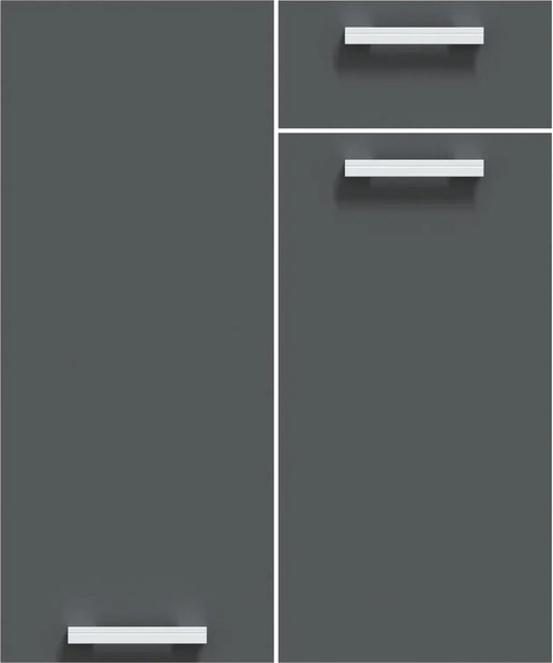 Изображение товара Кухонный гарнитур Интерлиния Мила Лайт 3.2-ПМ1 (серебро/бетон портленд/травертин серый)