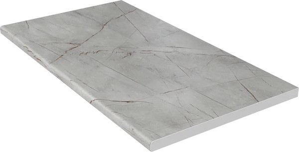 Изображение товара Кухонный гарнитур Интерлиния Мила Лайт 3.2-ПМ1 (персидский жемчуг/дуб веллингтон/серый каспий)