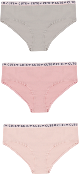 Изображение товара Комплект трусов детских Mark Formelle 417749-3 (р.146-72, нежно-розовый)