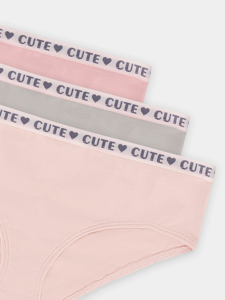 Изображение товара Комплект трусов детских Mark Formelle 417749-3 (р.152-76, нежно-розовый)