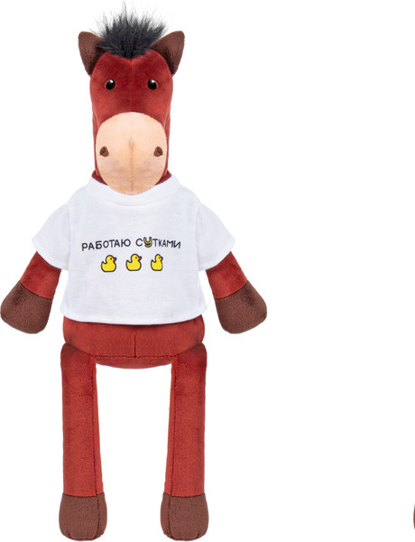 Изображение товара Мягкая игрушка Maxitoys Конь Рокки / MT-250224-30