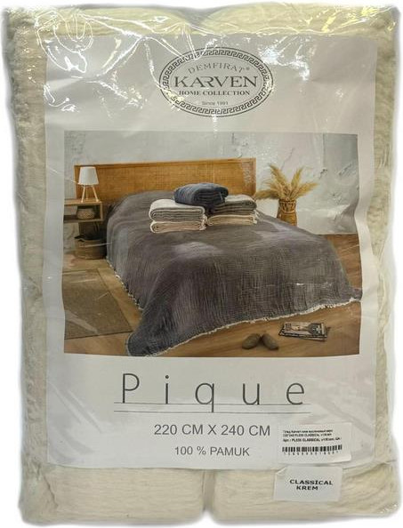 Изображение товара Плед Karven Пике муслиновый евро 220x240 / PL035 CLASSICAL v6/Lacive