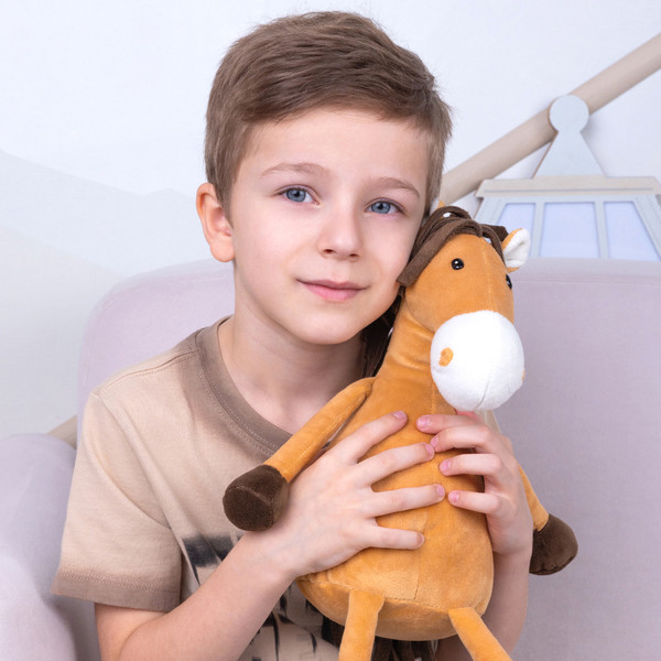 Изображение товара Мягкая игрушка Maxitoys Лошадка Бусинка / MT-250230-25