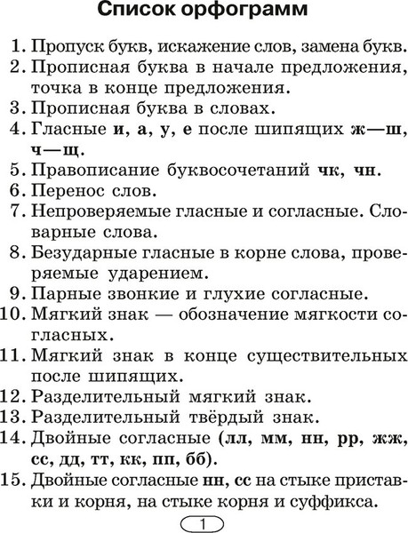 Изображение товара Учебное пособие Аверсэв Русский язык. 2-4 кл. Памятки для работы над ошибками 2025