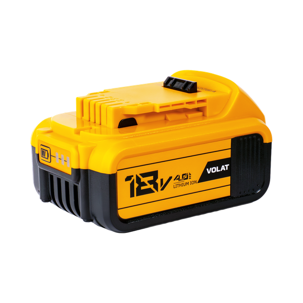 Изображение товара Аккумулятор для электроинструмента VOLAT VT-DEW-DCB184-18.0V4.0AH (для DeWalt)