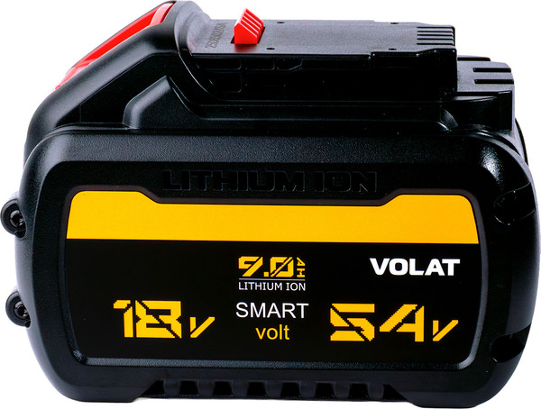 Изображение товара Аккумулятор для электроинструмента VOLAT VT-DCB606-18.0V/54.0V 9.0 (для DeWalt)