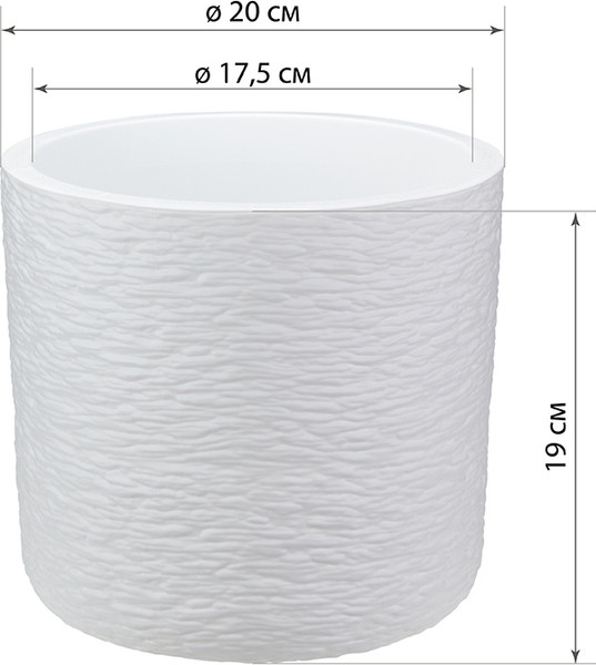 Изображение товара Кашпо Idea М 3199 (графитовый)