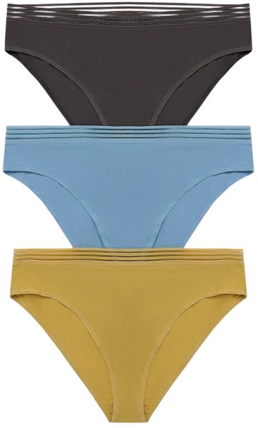 Изображение товара Комплект женских трусов Mark Formelle 412619-3 (р.98, песочный)