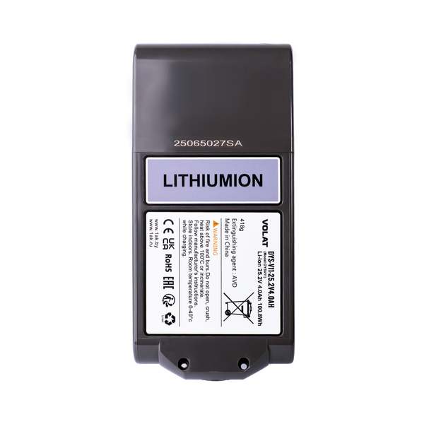 Изображение товара Аккумулятор для электроинструмента VOLAT VT-DYS-V11-25.2V4.0AH (для Dyson)