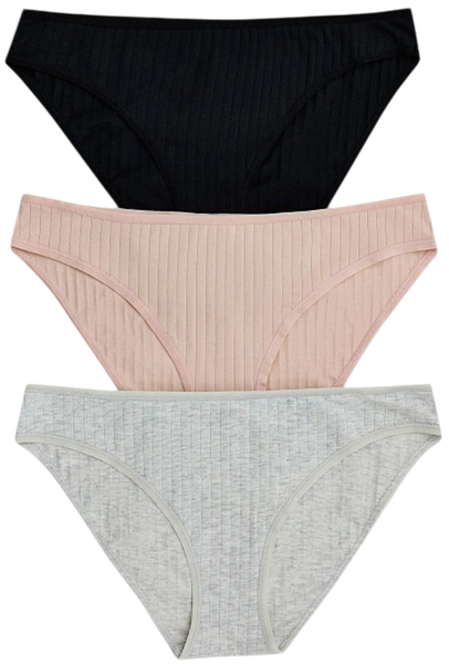 Изображение товара Комплект женских трусов Mark Formelle 412286-3 (р.106, черный-1)