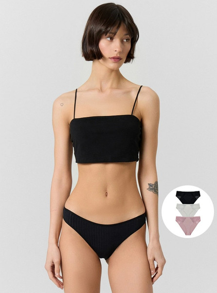 Изображение товара Комплект женских трусов Mark Formelle 412286-3 (р.106, черный-1)