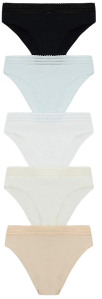 Изображение товара Комплект женских трусов Mark Formelle 412402-5 (р.98, светло-голубой)