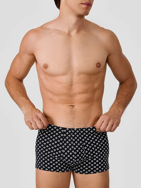 Изображение товара Трусы мужские Mark Formelle 411229 (р.90-100, узор на черном)