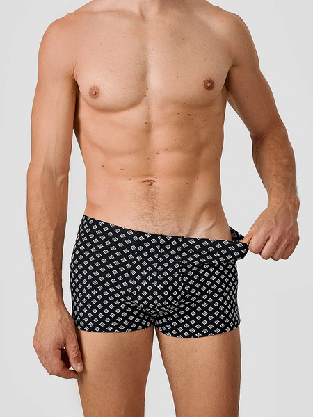Изображение товара Трусы мужские Mark Formelle 411229 (р.90-100, узор на черном)