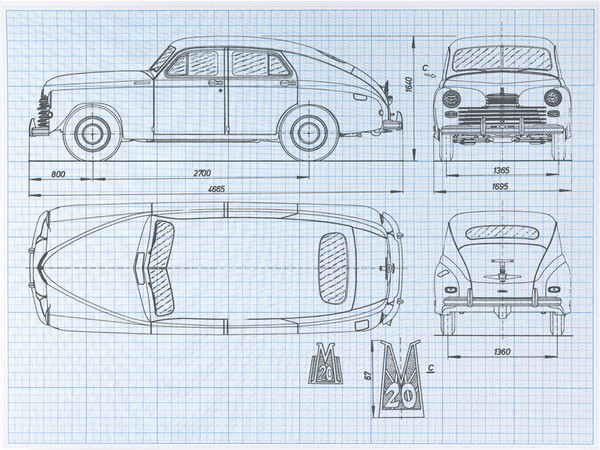 Изображение товара Миллиметровая бумага Staff Масштабно-координатная / 113487 (20л, голубой)