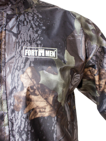 Изображение товара Плащ для охоты и рыбалки FortMen 21(С)1500Н Камо (р.48-50, дуб)