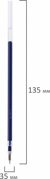 Изображение товара Набор гелевых стержней Staff 170410 (12шт, синий)